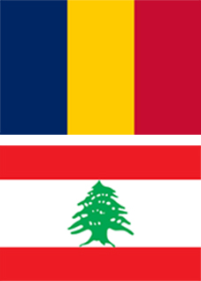차드, 레바논 국기
