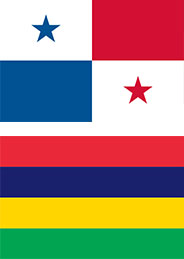 파나마, 모리셔스 국기